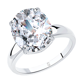 Кольцо SOKOLOV - Серебро 925, Фианит (арт. 94012074)