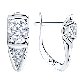 Серьги Diamant - Серебро 925, Фианит (арт. 94-120-00021-1)