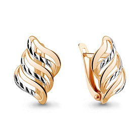 Серьги Аквамарин - Золото 585 (арт. 31567.1)