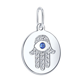 Подвеска SOKOLOV - Серебро 925, Фианит (арт. 94032611)