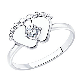 Кольцо SOKOLOV - Серебро 925, Фианит (арт. 94012124)