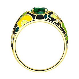 Кольцо Diamant - Серебро 925, Синтетический ситалл , Эмаль (арт. 93-310-01767-1)