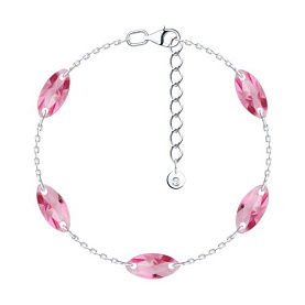 Браслет SOKOLOV - Серебро 925, Кристалл (арт. 94051647)