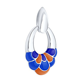 Подвеска Diamant - Серебро 925, Эмаль (арт. 94-130-00031-1)