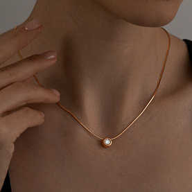 Колье SOKOLOV - Серебро 925, Фианит (арт. 93070070)