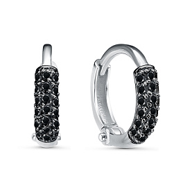 Серьги Иллада - Серебро 925, Фианит (арт. с122727-5)