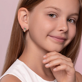 Серьги SOKOLOV - Серебро 925, Фианит (арт. 93020149)