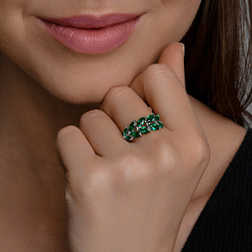 Кольцо Diamant - Серебро 925, Синтетический ситалл (арт. 94-310-02172-2)