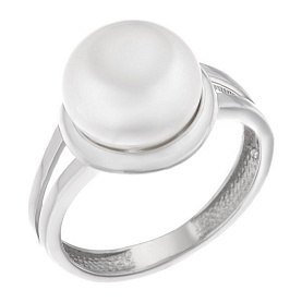 Кольцо Мастер Клио - Серебро 925, Жемчуг культивированный (арт. 24К0569КС)