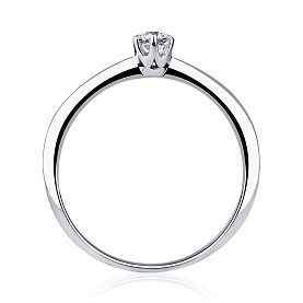 Кольцо Platinum Lab. - Платина 950, Бриллиант (арт. ПК-055-02)