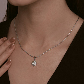 Подвеска Diamant - Серебро 925, Фианит (арт. 94-130-02109-1)