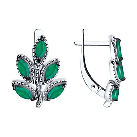 Серьги SOKOLOV - Серебро 925, Агат (арт. 92022766)