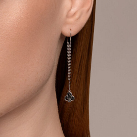 Серьги SOKOLOV - Серебро 925, Фианит (арт. 94026483)