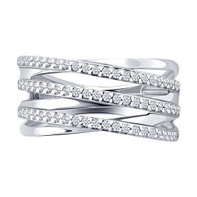 Кольцо SOKOLOV - Серебро 925, Фианит (арт. 94014815)