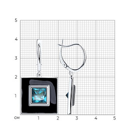 Серьги SOKOLOV - Серебро 925, Синтетический ситалл , Эмаль (арт. 92022230)