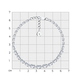 Браслет SOKOLOV - Серебро 925, Фианит (арт. 94050357)