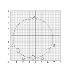 Браслет SOKOLOV - Серебро 925, Фианит (арт. 94050928)