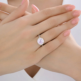 Кольцо SOKOLOV - Серебро 925, Фианит (арт. 94014498-91)