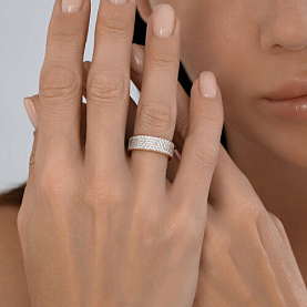 Кольцо SOKOLOV - Серебро 925, Фианит (арт. 93011131)