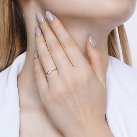 Кольцо SOKOLOV - Серебро 925, Фианит (арт. 94010630)