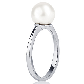 Кольцо Platinum Lab. - Платина 950, Жемчуг культивированный (арт. ПК-211-01)