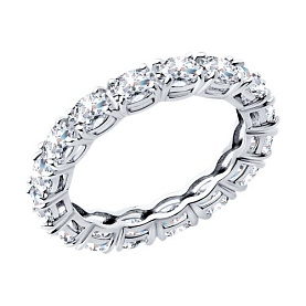 Кольцо SOKOLOV - Серебро 925, Фианит (арт. 94014068)