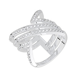 Кольцо POKROVSKY - Серебро 925, Фианит (арт. 0101689-00775)