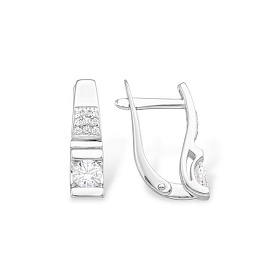 Серьги EFREMOV - Серебро 925, Фианит (арт. 12100111503-501)