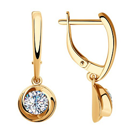 Серьги SOKOLOV - Серебро 925, Фианит (арт. 93020910)