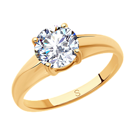 Кольцо SOKOLOV - Серебро 925, Фианит (арт. 93010795)