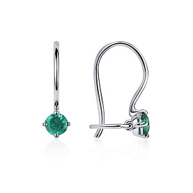 Серьги Platinum Lab. - Платина 950 (арт. ПС-028И-01)