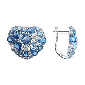 Серьги SOKOLOV - Серебро 925, Фианит (арт. 94027602)