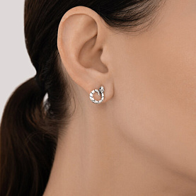 Серьги Diamant - Серебро 925, Фианит (арт. 95-122-02292-1)