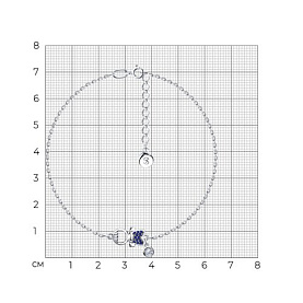 Браслет SOKOLOV - Серебро 925, Фианит (арт. 94050370)
