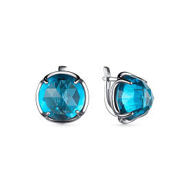 Серьги Дар - Серебро 925, Синтетический ситалл (арт. С-4096рс314)