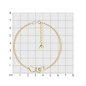 Браслет SOKOLOV - Серебро 925, Фианит (арт. 93050043)