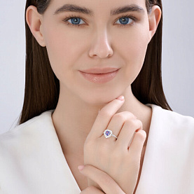 Кольцо SOKOLOV - Серебро 925, Фианит (арт. 94014693)