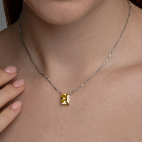 Колье SOKOLOV - Серебро 925, Фианит (арт. 94071076)