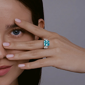 Кольцо SOKOLOV - Серебро 925, Фианит (арт. 94014223)