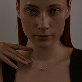 Колье SOKOLOV - Серебро 925, Аметист (арт. 92070058)