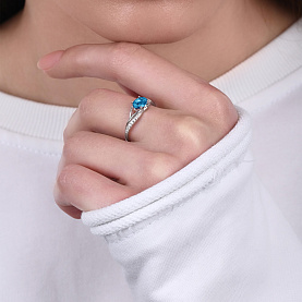 Кольцо Talant - Серебро 925, Кристалл, Фианит (арт. 20-72-000Ц-11816)