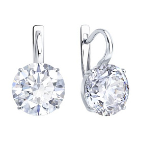 Серьги SOKOLOV - Серебро 925, Фианит (арт. 94026910)