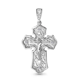 Подвеска Аквамарин - Серебро 925, Фианит (арт. 20695.5)