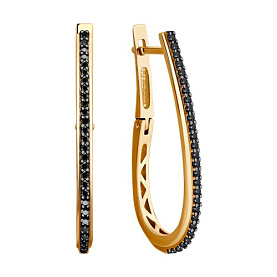 Серьги Diamant - Серебро 925, Фианит (арт. 93-120-02077-1)