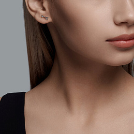 Серьги SOKOLOV - Серебро 925, Фианит (арт. 94024482)
