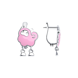 Серьги SOKOLOV - Серебро 925, Эмаль (арт. 94024851)