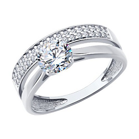 Кольцо Diamant - Серебро 925, Фианит (арт. 94-110-02138-1)