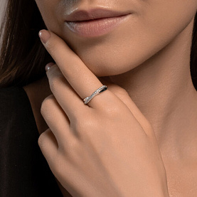 Кольцо Diamant - Серебро 925, Фианит (арт. 94-110-02076-1)