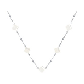Колье SOKOLOV - Серебро 925, Перламутр, Фианит (арт. 83070050)