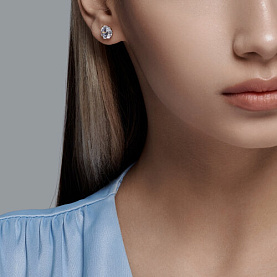 Серьги SOKOLOV - Серебро 925, Фианит (арт. 94025267)